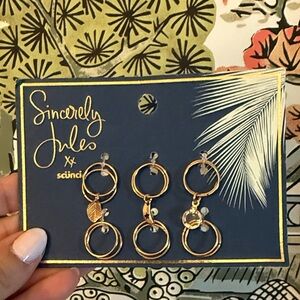 Sincerely Jules Scunci Charms Gold Tone Hair Jewelry